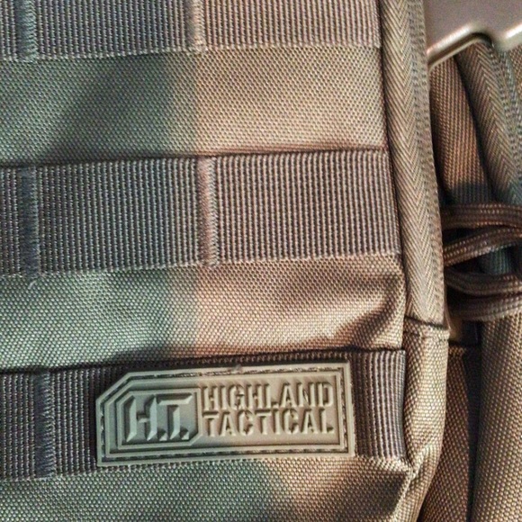 Highland Tactical Roger 2 Dark Green Backpack - Picture 2 of 9